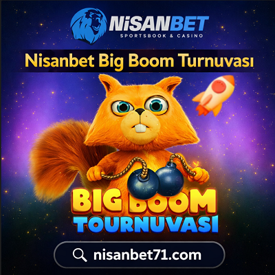 Nisanbet Big Boom Turnuvası 20.000 FTN ödül havuzu ve PopOK Gaming slot puan tablosu.